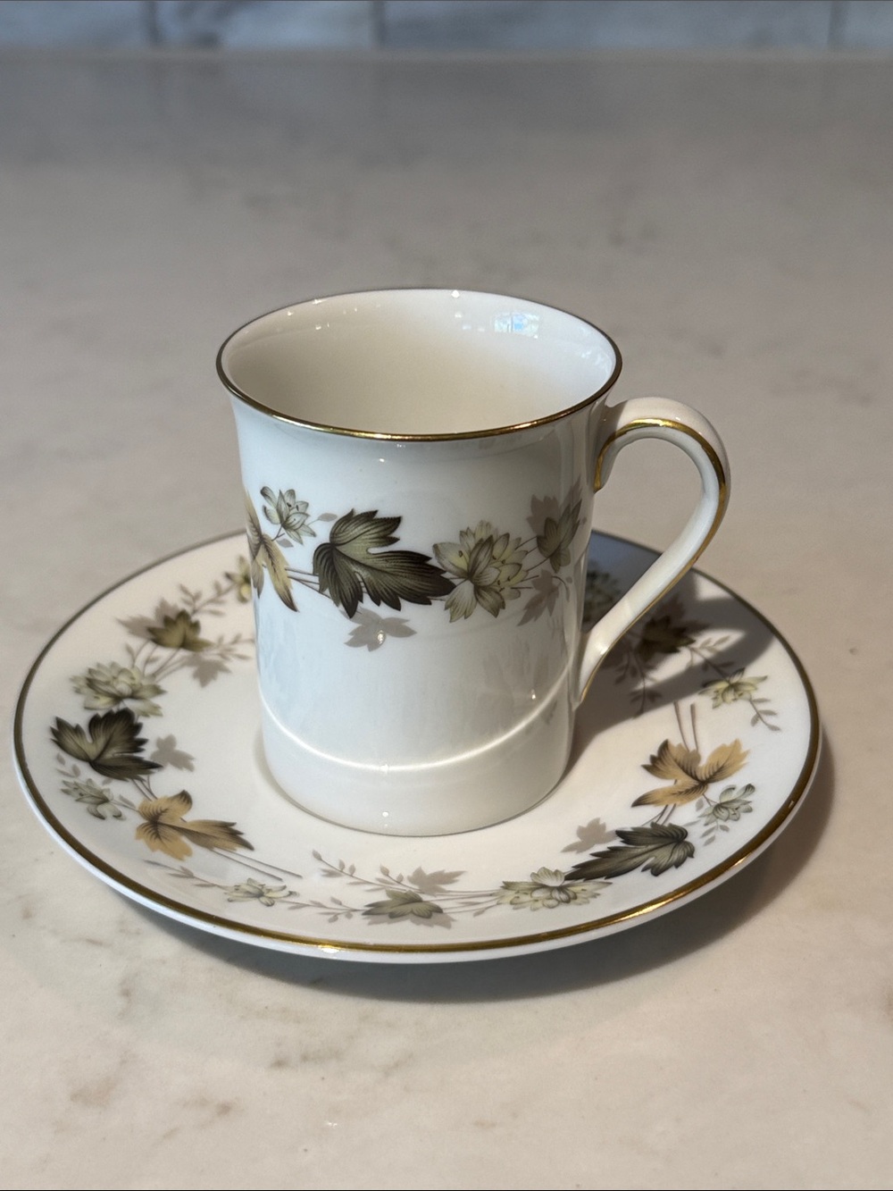 Vintage Royal Doulton Larchmont Demitasse Cup and Saucer